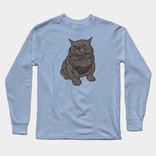 Big Black Cat Long Sleeve T-Shirt